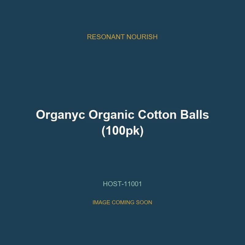 Organyc Organic Cotton Balls (100pk)