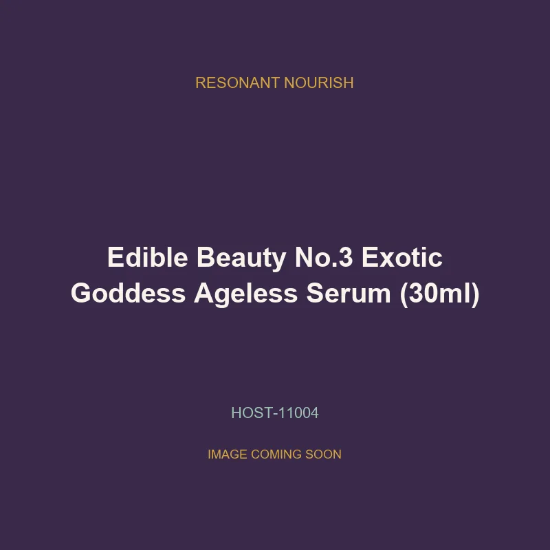 Edible Beauty No.3 Exotic Goddess Ageless Serum (30ml)