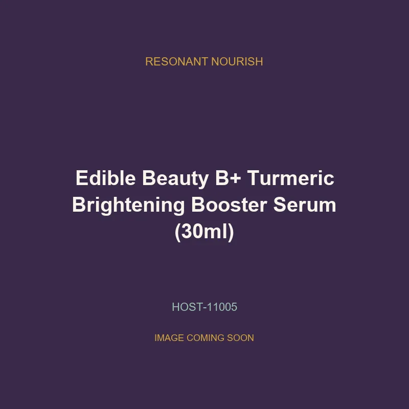 Edible Beauty B+ Turmeric Brightening Booster Serum (30ml)