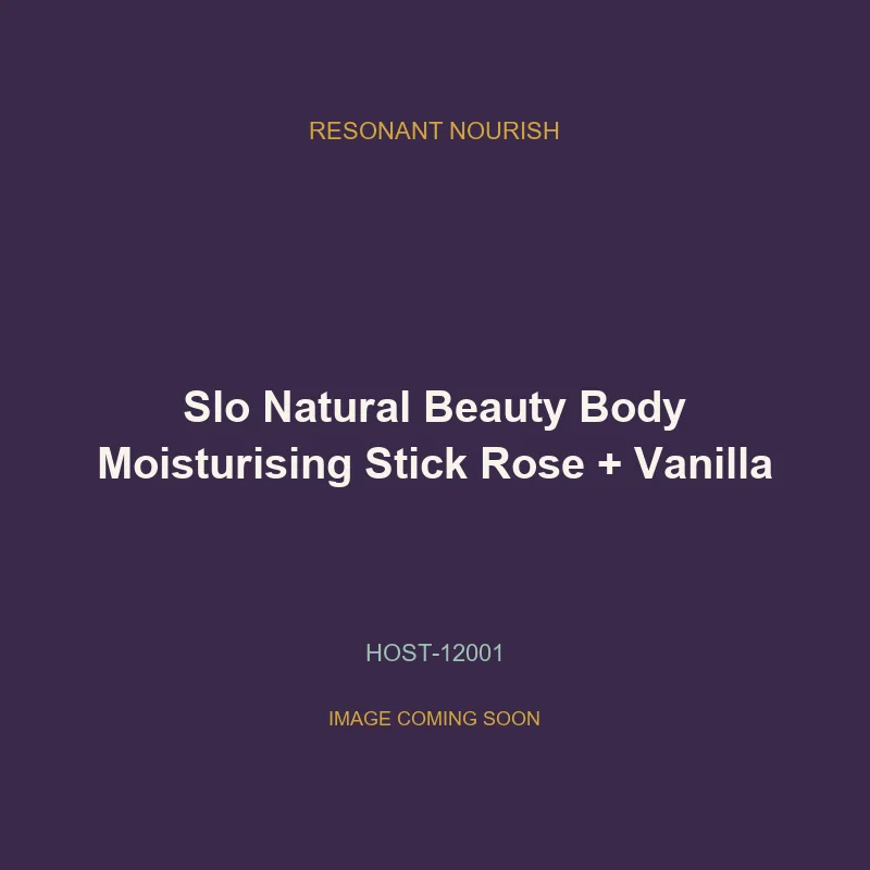 Slo Natural Beauty Body Moisturising Stick Rose + Vanilla