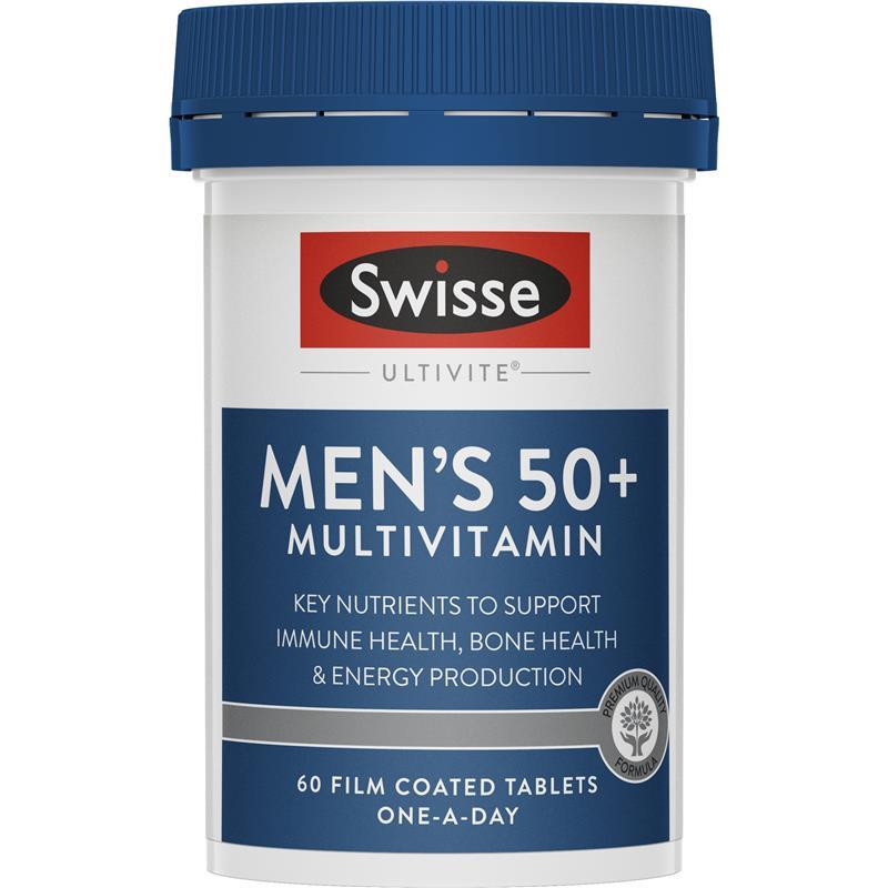 Swisse Men’s 50+ Ultivite (60 tabs)