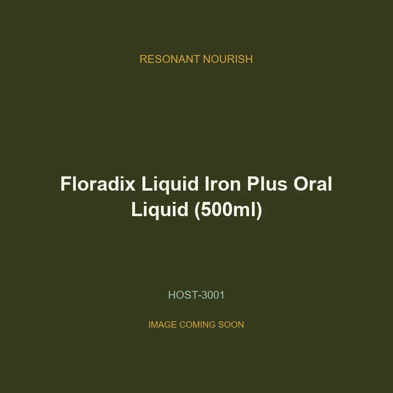 Floradix Liquid Iron Plus Oral Liquid (500ml)