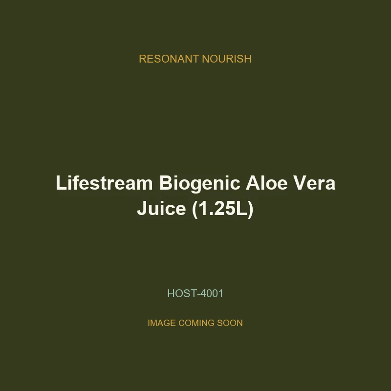 Lifestream Biogenic Aloe Vera Juice (1.25L)