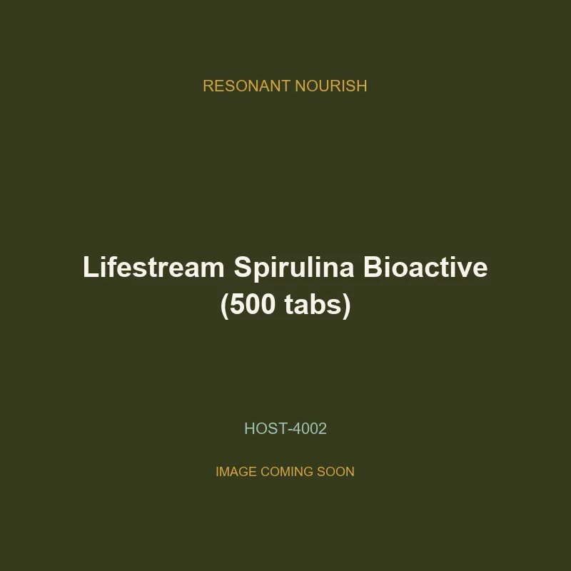 Lifestream Spirulina Bioactive (500 tabs)