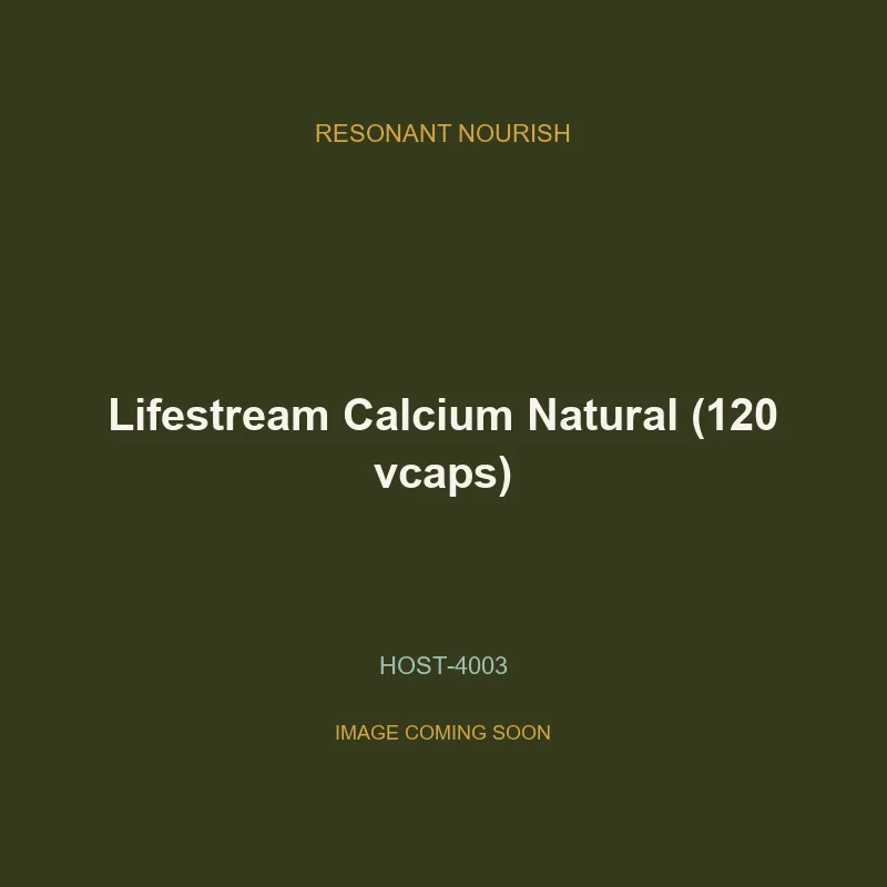 Lifestream Calcium Natural (120 vcaps)