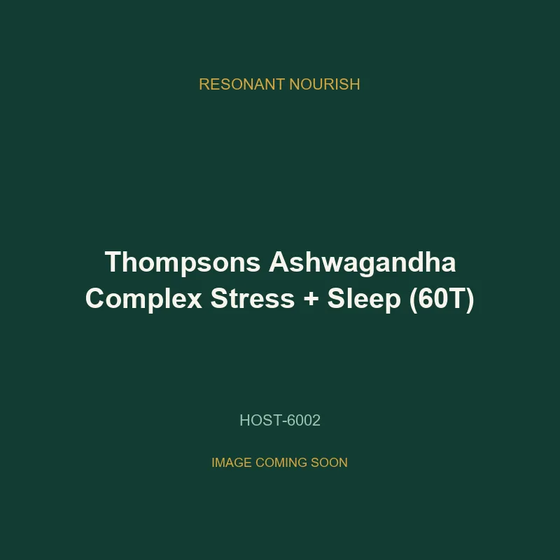 Thompsons Ashwagandha Complex Stress + Sleep (60T)