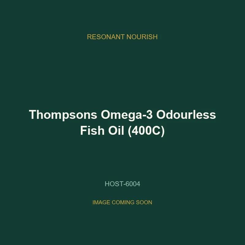 Thompsons Omega-3 Odourless Fish Oil (400C)