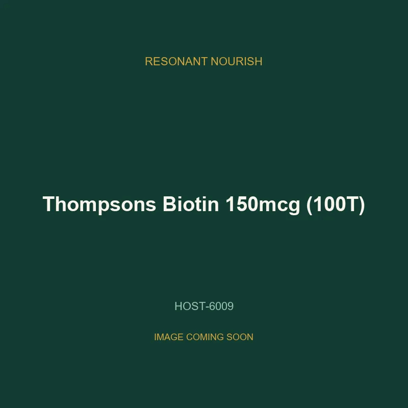 Thompsons Biotin 150mcg (100T)
