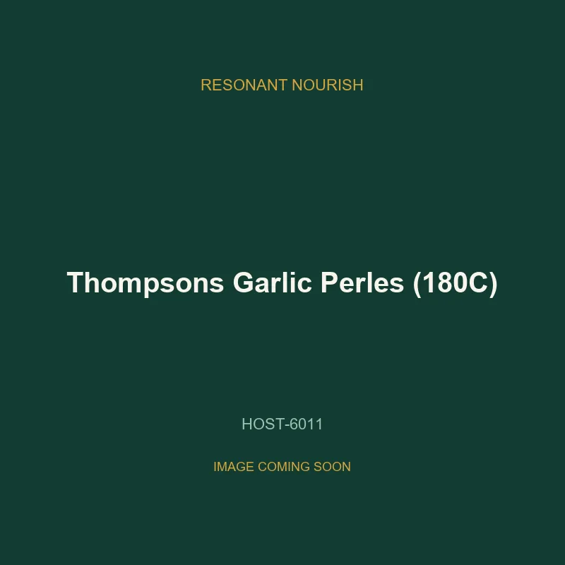 Thompsons Garlic Perles (180C)