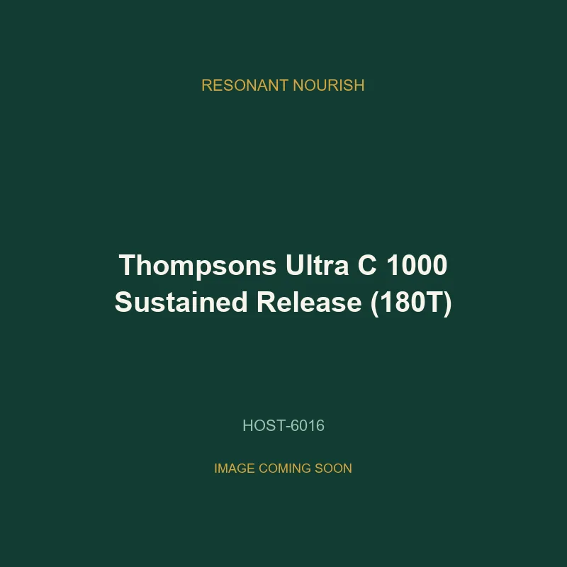 Thompsons Ultra C 1000 Sustained Release (180T)
