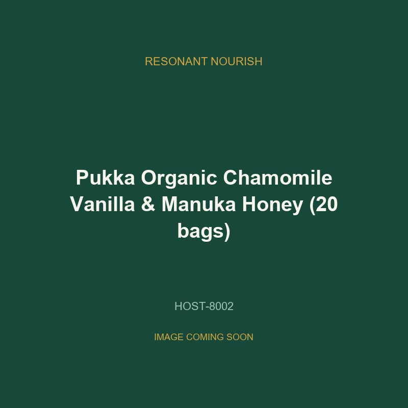 Pukka Organic Chamomile Vanilla & Manuka Honey (20 bags) 2