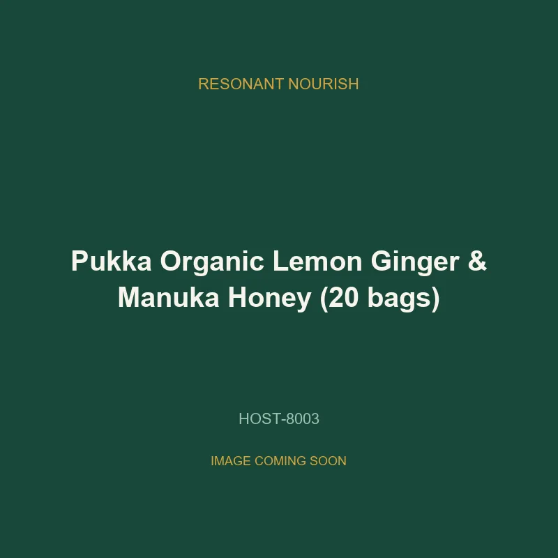Pukka Organic Lemon Ginger & Manuka Honey (20 bags) 2