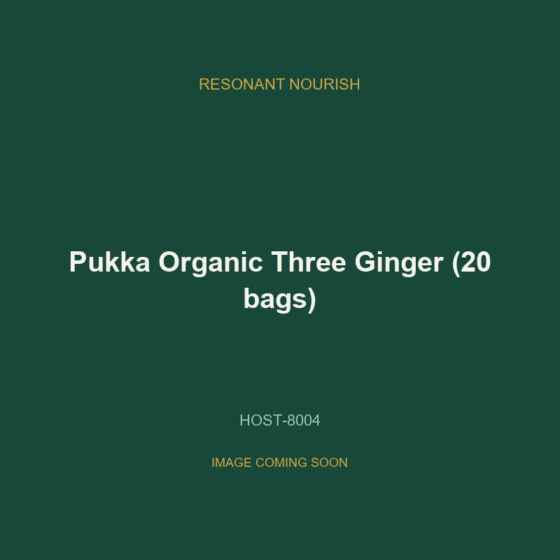 Pukka Organic Three Ginger (20 bags)