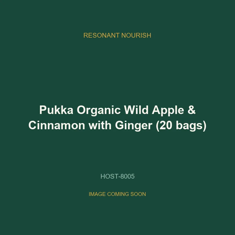 Pukka Organic Wild Apple & Cinnamon with Ginger (20 bags)